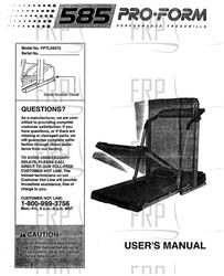 Manual, Owners, PFTL58572 - Product Image Manual, Owners, PFTL58572 - Product Image