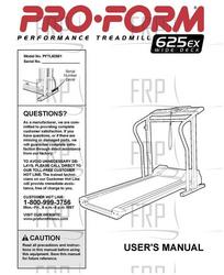 Manual, Owners, PFTL62582 - Product Image Manual, Owners, PFTL62582 - Product Image