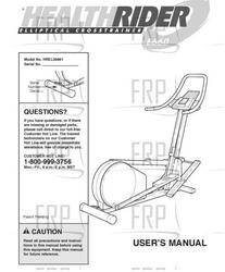 Manual, Owners, HREL09981 - Product Image