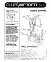 6015161 - Owners Manual, WESY49310 - Product Image