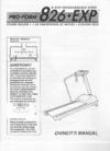 6033708 - Owners Manual, PF826013 - Product Image