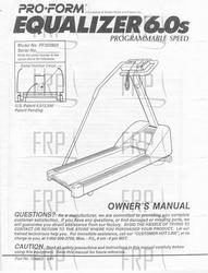 Owners Manual, PF350903 - Product Image