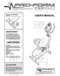 Owners Manual, PFEVEX29830,UK - Product Image