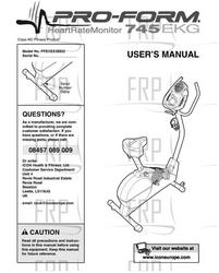 Owners Manual, PFEVEX39832,UK - Product Image