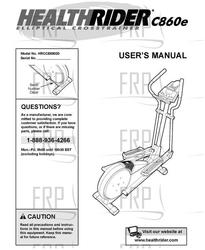 Owners Manual, HRCCE69020,ECA - Product Image