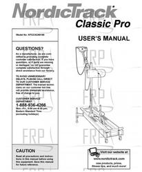 Owners Manual, NTCCXC80180,ECA - Product image
