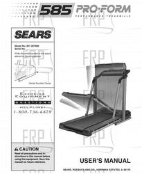 Owners Manual, 297680 - Product Image
