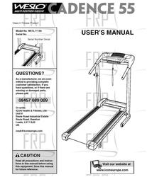 Owners Manual, United Kingdom - Product Image