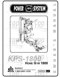 Manual, Owners KPS-1800 - Product Image