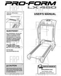 Owners Manual, PFTL314041 - Product Image
