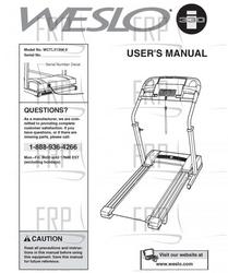 Manual, Owners, WCTL313040 - Product Image