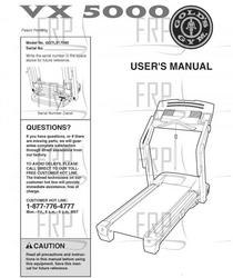 Owners Manual, GGTL817040 - product image