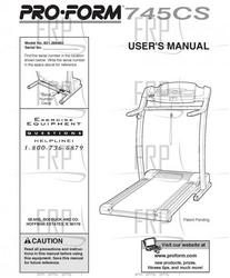 Manual, Owners, 299463 - Product Image Manual, Owners, 299463 - Product Image