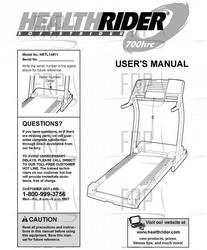 Owners Manual, HRTL14911 - Product Image