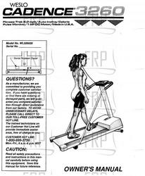 Owners Manual, WL326020 - Product Image