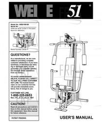 Owners Manual, WESY85100,ECA - Product image