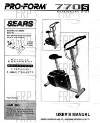 Owners Manual, 288250 F03292AC - Product Image Owners Manual, 288250 F03292AC - Product Image