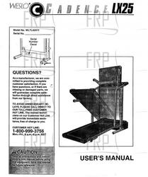 Owners Manual, WLTL42571 - Product Image