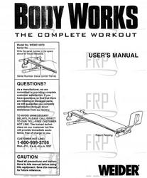 Owners Manual, WEMC14570 G03766-C - Product image