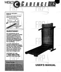 Owners Manual, WLTL25071,ENG H00836-C - Product image