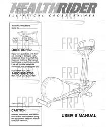 Owners Manual, HREL89070 - Product Image