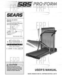 Owners Manual, 297670 H01269-C - Product Image