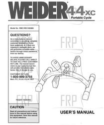 Owners Manual, WEEX30880 H01785-A - Product Image