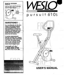 Owners Manual, WLEX20380 - Product Image