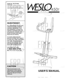 Owners Manual, WLST41080 149205- - Product Image