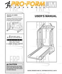 Owners Manual, 298060 H03799-C - Product Image