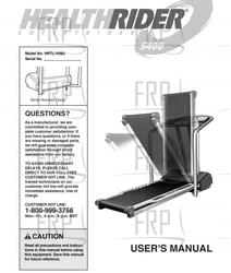 Owners Manual, HRTL10982 J00418-C - Product Image