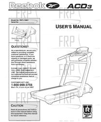 Owners Manual, RBTL15981 J01282-C - Product Image