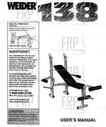 Owners Manual, WEBE13872 J01167-C - Product Image Owners Manual, WEBE13872 J01167-C - Product Image