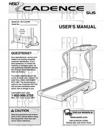 Owners Manual, WLTL22190 157388- - Product Image