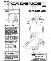 Owners Manual, WLTL11090 - Product Image