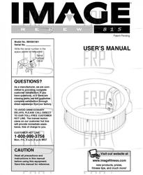 Owners Manual, IMHS81591 J0 - Product Image