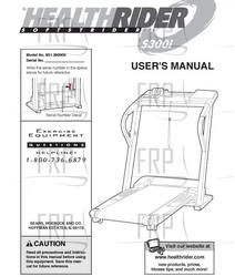 Owners Manual, 299300 159212- - Product Image
