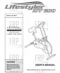 Owners Manual, 288141 - Product Image