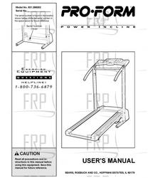 Owners Manual, 299202 161396- - Product Image Owners Manual, 299202 161396- - Product Image