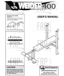 Owners Manual, 150720 162084 - Product Image