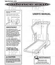 Owners Manual, WLTL39200 165770- - Product Image