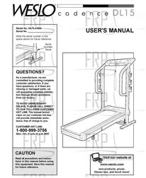 Owners Manual, WLTL41584 165806- - Product Image