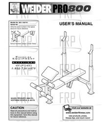 Owners Manual, 150741 - Product Image
