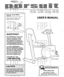 Owners Manual, WLEX1400BX0 - Product Image