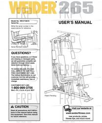 Manual, Owners, WESY19610 - Product Image