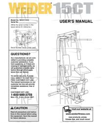 Owners Manual, WESY17010 - Product Image