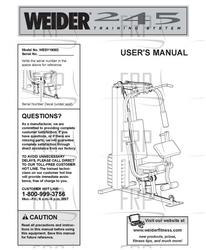 Owners Manual, WESY19002 - Product Image