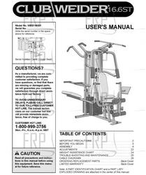 Owners Manual, WESY49201 - Product Image
