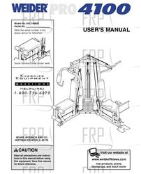 Owners Manual, 159820 - Product Image