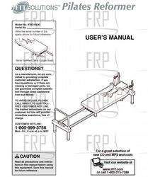 Owners Manual, IFBE13520 - Product Image